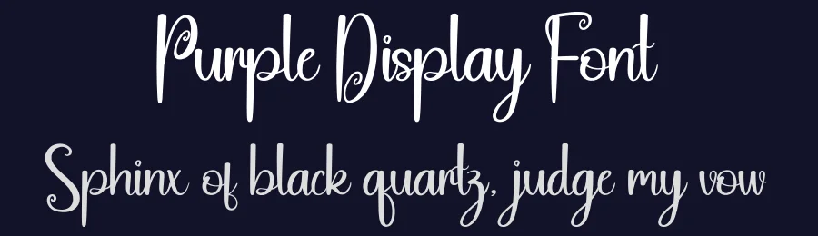 Purple Display Font by andikastudio — Script Handwritten Font — thumbnail 2