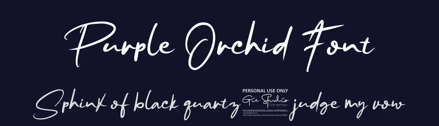 Purple Orchid Font by GDcreative — Script Handwritten Font — thumbnail 2