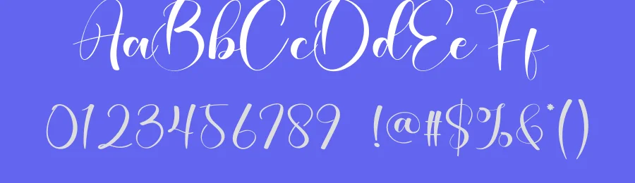 Purple Script Font by creativeletter — Script Handwritten Font — thumbnail 3