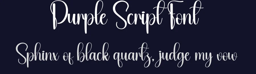 Purple Script Font by andikastudio — Script Handwritten Font — thumbnail 2