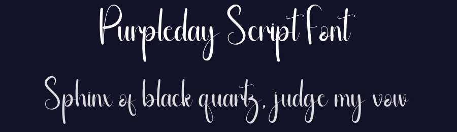 Purpleday Script Font by andikastudio — Script Handwritten Font — thumbnail 2