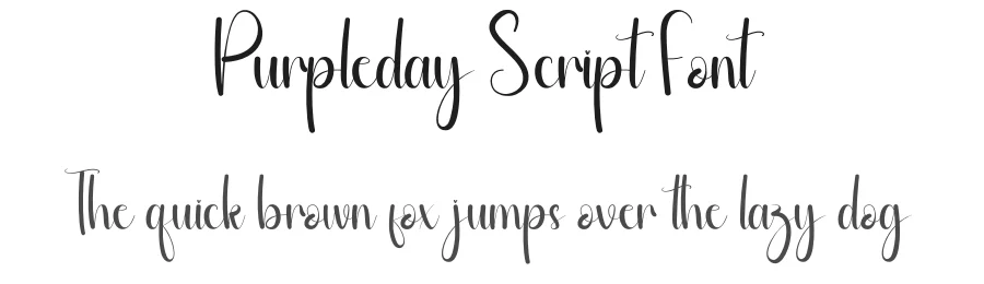 Purpleday Script Font by andikastudio — Script Handwritten Font