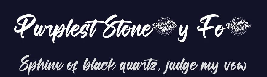 Purplest Stonelly Font by letterenastudios — Script Handwritten Font — thumbnail 2