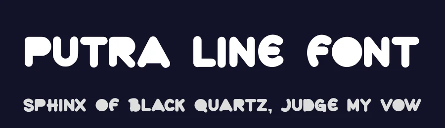 Putra Line Font by futuristypestudio — Display Font — thumbnail 2