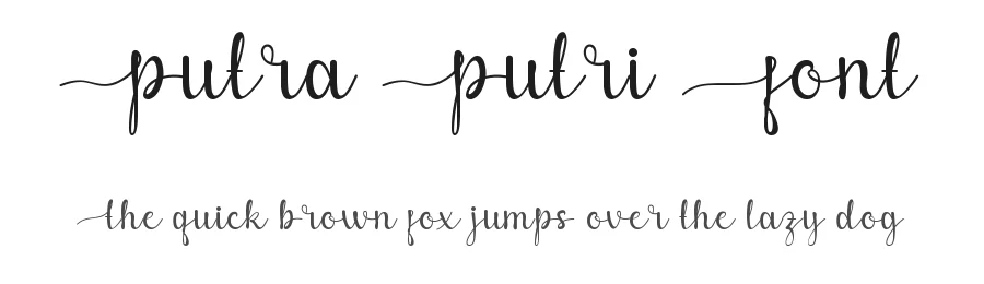 Putra Putri Font by nihstudio — Script Handwritten Font