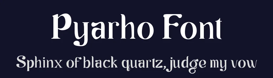 Pyarho Font by kadekgangsian — Serif Font — thumbnail 2