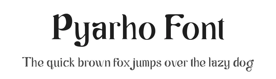 Pyarho Font by kadekgangsian — Serif Font