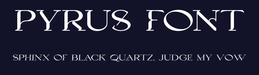Pyrus Font by vpcreativeshop — Display Font — thumbnail 2