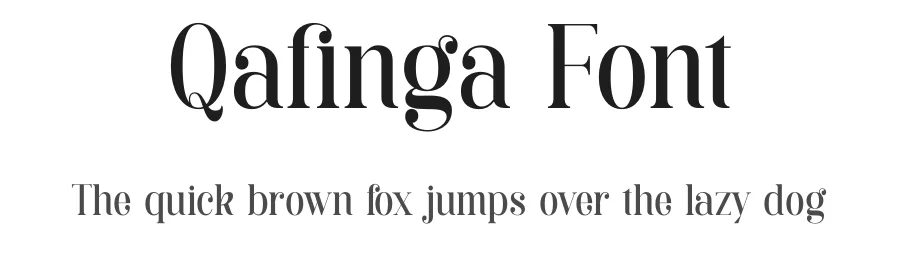 Qafinga Font by TypeLogue — Serif Font