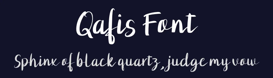 Qafis Font by khalwastudio — Script Handwritten Font — thumbnail 2