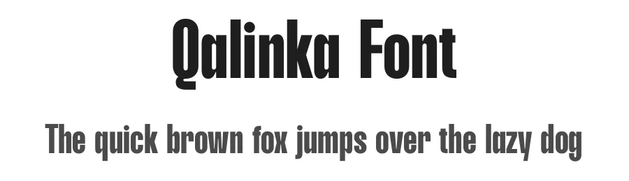 Qalinka Font by TypeLogue — Sans Serif Font