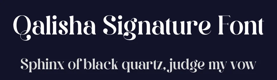 Qalisha Signature Font by Storytype — Serif Font — thumbnail 2