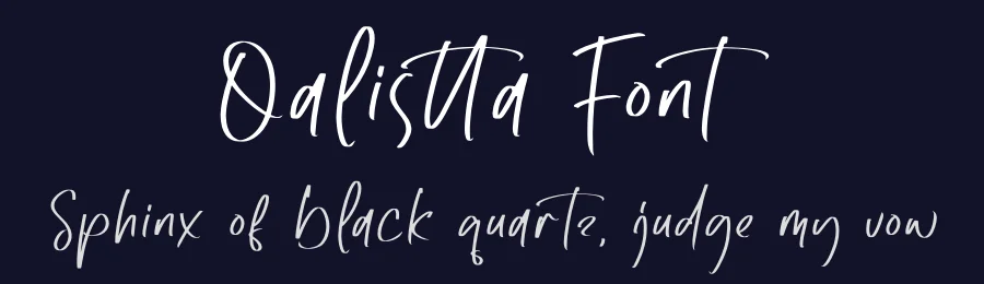 Qalistta Font by letterfabric — Script Handwritten Font — thumbnail 2