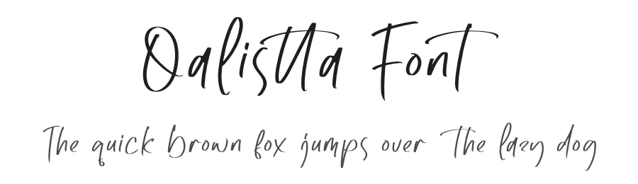 Qalistta Font by letterfabric — Script Handwritten Font