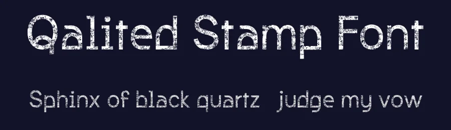 Qalited Stamp Font by craftsupplyco — Sans Serif Font — thumbnail 2