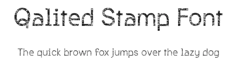 Qalited Stamp Font by craftsupplyco — Sans Serif Font