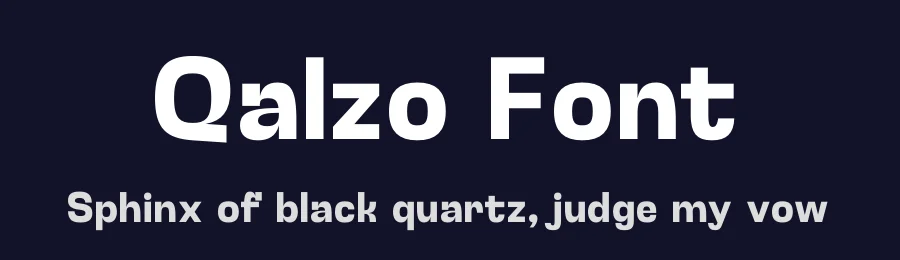 Qalzo Font by timelesstype.co — Display Font — thumbnail 2