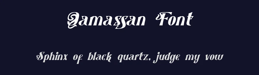 Qamassan Font by Anomali Creatype — Display Font — thumbnail 2