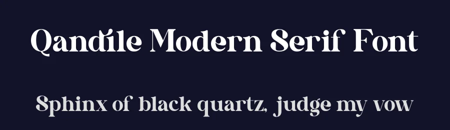 Qandile Modern Serif Font by Storytype — Decorative Font — thumbnail 2