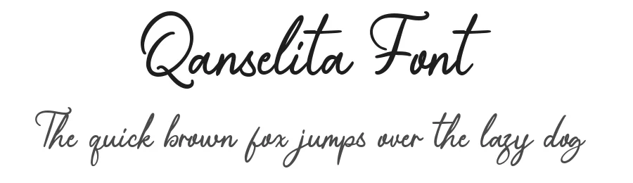 Qanselita Font by Lettermine — Script Handwritten Font