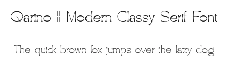 Qarino || Modern Classy Serif Font by ErmediaStudio — Serif Font