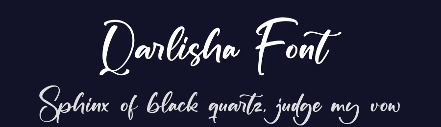 Qarlisha Font by letterfabric — Script Handwritten Font — thumbnail 2