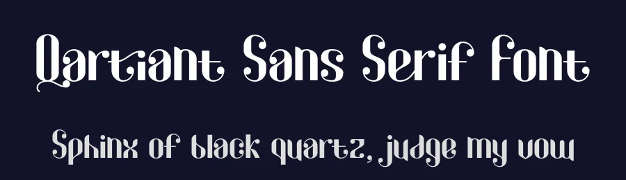 Qartiant Sans Serif Font by Attype-Studio — Sans Serif Font — thumbnail 2