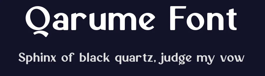 Qarume Font by ErmediaStudio — Display Font — thumbnail 2