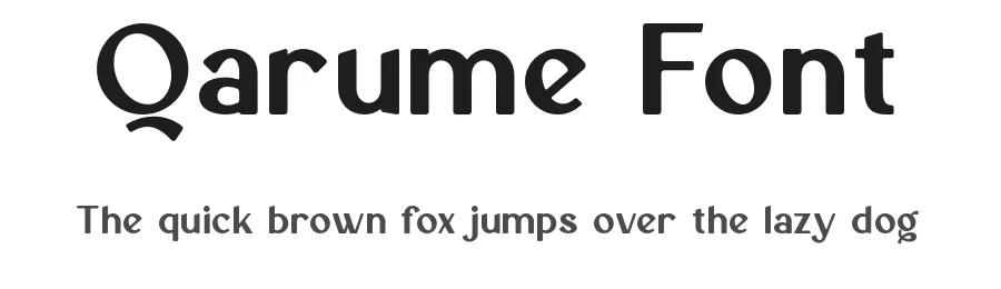 Qarume Font by ErmediaStudio — Display Font