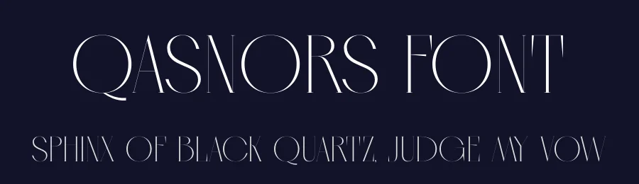 Qasnors Font by timelesstype.co — Serif Font — thumbnail 2
