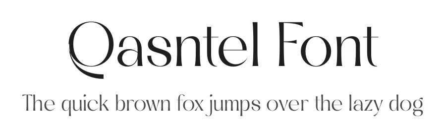 Qasntel Font by timelesstype.co — Display Font