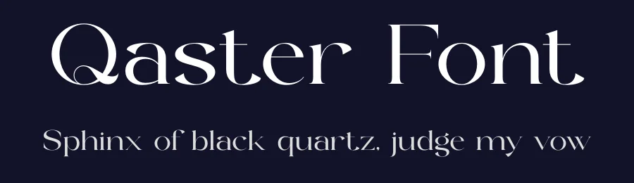Qaster Font by SURATMI — Serif Font — thumbnail 2