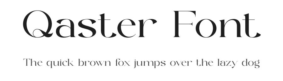 Qaster Font by SURATMI — Serif Font