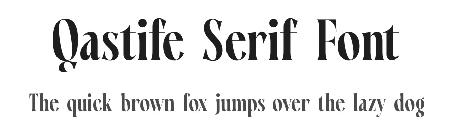 Qastife Serif Font by timelesstype.co — Display Font