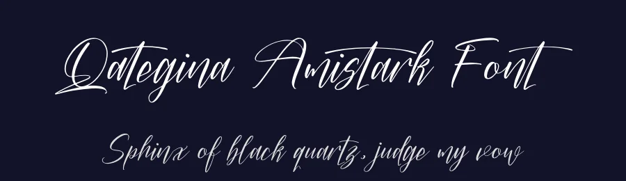 Qategina Amistark Font by letterenastudios — Script Handwritten Font — thumbnail 2