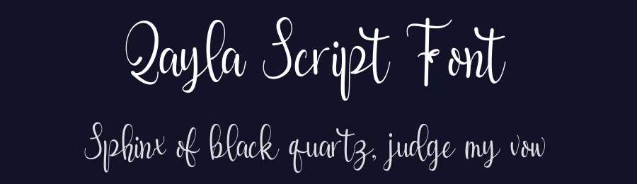 Qayla Script Font by letterenastudios — Script Handwritten Font — thumbnail 2