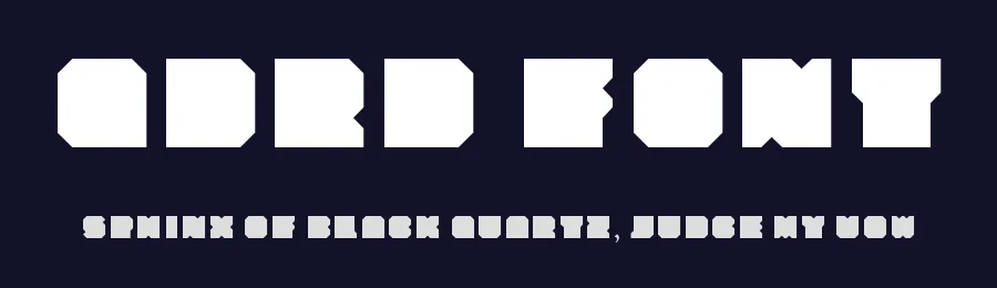 QDRD Font by marcoramirez — Display Font — thumbnail 2