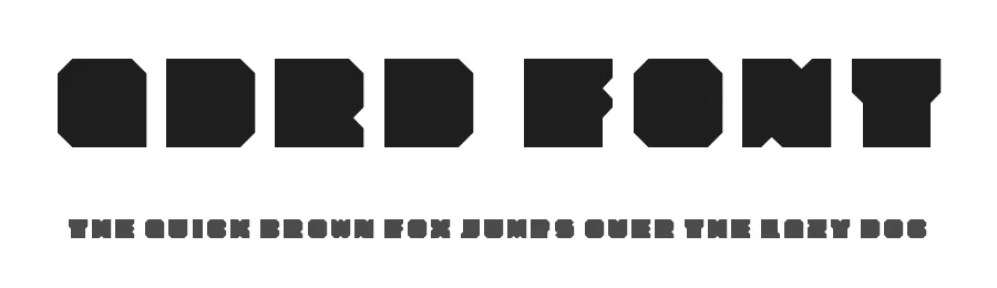 QDRD Font by marcoramirez — Display Font