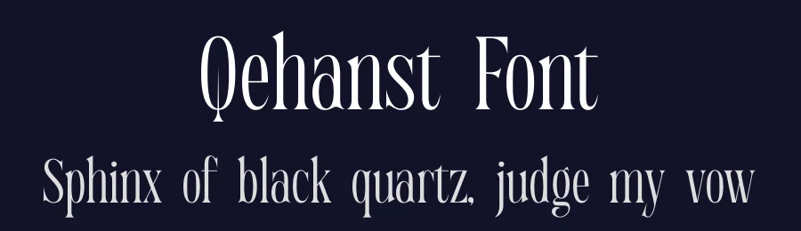Qehanst Font by timelesstype.co — Display Font — thumbnail 2