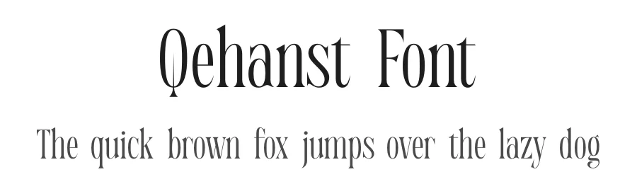 Qehanst Font by timelesstype.co — Display Font