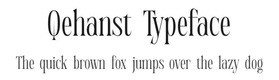 Qehanst Typeface by timelesstype.co — Display Font