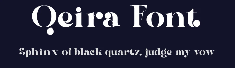 Qeira Font by MaikoHatta — Serif Font — thumbnail 2