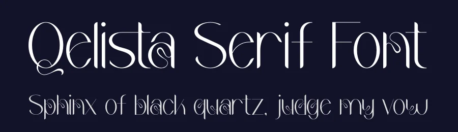 Qelista Serif Font by Storytype — Serif Font — thumbnail 2