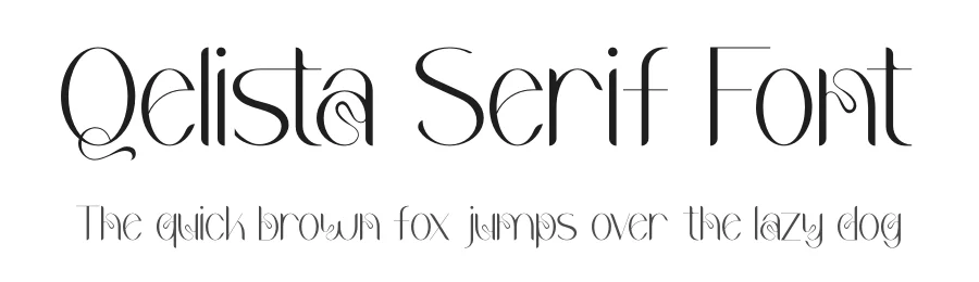 Qelista Serif Font by Storytype — Serif Font