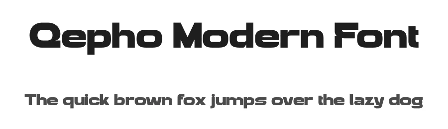 Qepho Modern Font by Nirmana Visual — Display Font