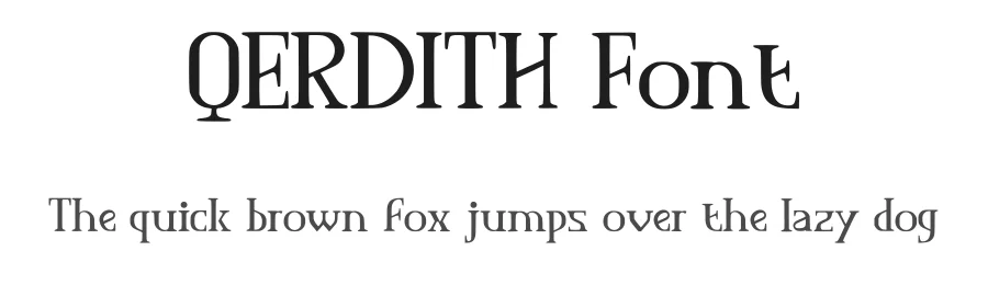 QERDITH Font by idealistudio — Serif Font