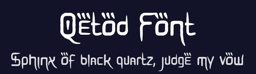 Qetod Font by FG Studios — Display Font — thumbnail 2