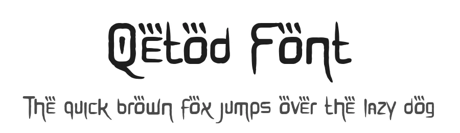 Qetod Font by FG Studios — Display Font