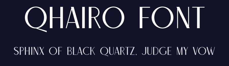 Qhairo Font by OWL KING — Sans Serif Font — thumbnail 2