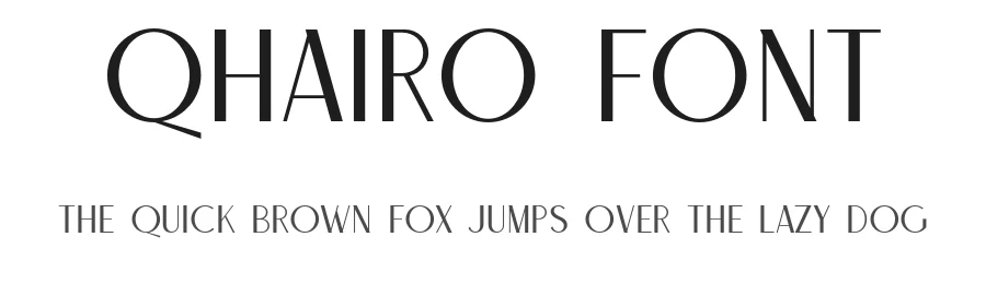 Qhairo Font by OWL KING — Sans Serif Font